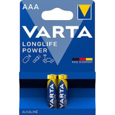 VARTA- AAA LONG LIFE BATTERIES 2PCK