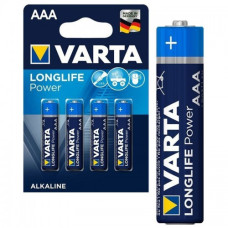 VARTA- AAA LONG LIFE BATTERIES 4PCK