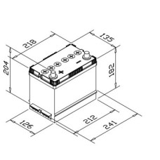 BOSCH BATTERY TWO YEARS /630BAT/ED630