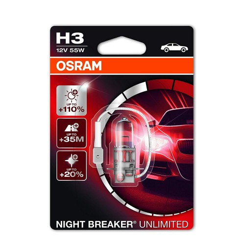 OSRAM H3 NIGHTBREAKER UNLIMITE OSRAM H3 NIGHTBREAKER UNLIMITE