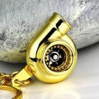KEYRING- TURBO GOLD