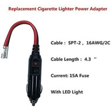 CIGARETTE LIGHTER PLUG DUAL MALE