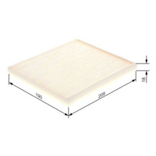 1987432084 BOSCH CABIN AIR FILTER -TOYOT