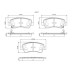 MAHINDRA KUV100 16- FRONT BRAKE PADS
