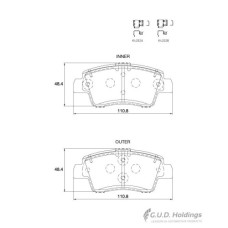 BRAKE PADS FRONT RENAULT KWID