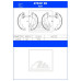 STALLION 1.8 BRAKE SHOES REAR