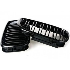 BOB E46 02-04 GRILLE 4DR GLOSS BLACK SET