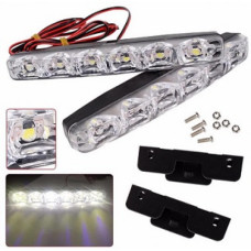 DRL 6 LED WHITE + INDICATOR