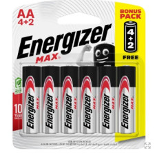 ENERGIZER MAX E91BP6 AA 4+2