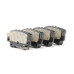 FDB1862 BRAKE PADS REAR-BALLADE,CIVIC