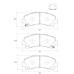 D3876 SAFELINE BRAKE PAD FRNT-ISUZU