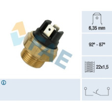FAE FAN SWITCH [M22 2-SPADE]-AUDI 100