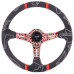 MOMO GRAFFITI STEERING RED/BK