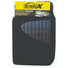 CAR MATS - CARPET 4PC BLK SPEED X