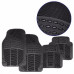 CAR MATS - RUBBER 4PC BLACK