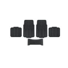 RUBBER MATS BLACK 5PC/SET