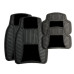 CAR MATS- VELOUR RUBBER 4PCE BLK