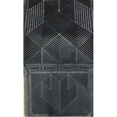 CAR MATS - 4X4 RUBBER CLASSIC MAT BLK