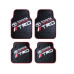 TRD LATEX MATS TRD LETTERS RED