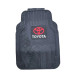 TOYOTA LATEX MATS - WHITE LETTERS