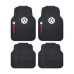 VW LATEX MATS WHITE LOGO