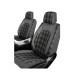 AKRA FABRIC BLACK CHECK GREY PVC TRIM
