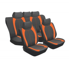 SEAT COVER- CURVES ORANGE 11PC