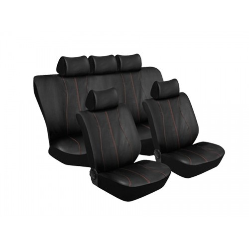 SEAT COVER- GALAXY 11PCE RED/BLACK SEAT COVER- GALAXY 11PCE RED/BLACK