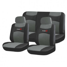 SEAT COVERS- TYPE R 6PC ANTHRICITE