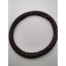STEERING WHEEL COVER- BLK+RED