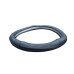 STEERING WHEEL COVER-BLACK GENUINE LEATH