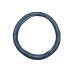STEERING WHEEL COVER-BLACK GENUINE LEATH