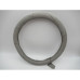 STEERING WHEEL COVER GREY LEATHER