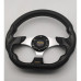 STEERING WHEEL-MOMO PVC YEL/BL