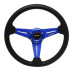 MOMO RACING STEERING WHEEL BLUE