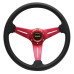 MOMO RACING STEERING WHEEL RED
