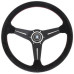 STEERING WHEEL - NARDI SUEDE BLACK&RED