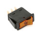 ROCKER SWITCH RECTANGLE AMBER