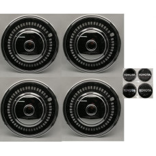 WHEEL COVER 14 CHROME/BLACK