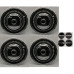 WHEEL COVER 14 CHROME/BLACK