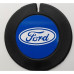 LICENSE DISC HOLDER FORD BLUE&WHTE 90MM