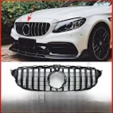 MERC BENZ W205 GT GRILL CHRME & BLACK