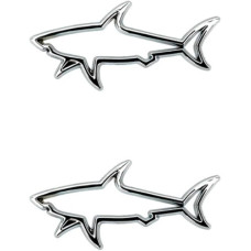 METAL SHARK FIN ALLOY 3D HOLLOW FISH