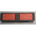NUMBERPLATE HOLDER LONG RED
