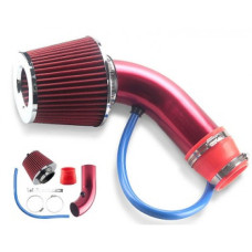 AIR INTAKE PIPE-SHORT RED 76MM+SENSE HLE