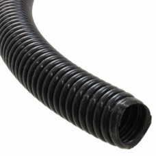 FLEXIBLE PIPE 63MM/1M PLASTIC BLACK