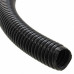 FLEXIBLE PIPE 63MM/1M PLASTIC BLACK