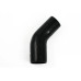 SILICONE HOSE 45-70 BLACK