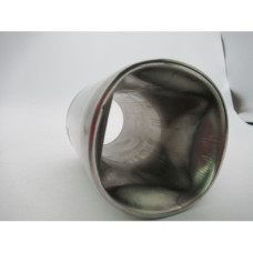 TAILPIPE-ROUND 58mm SQUARE