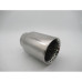 TAILPIPE- 76MM OVAL PERF